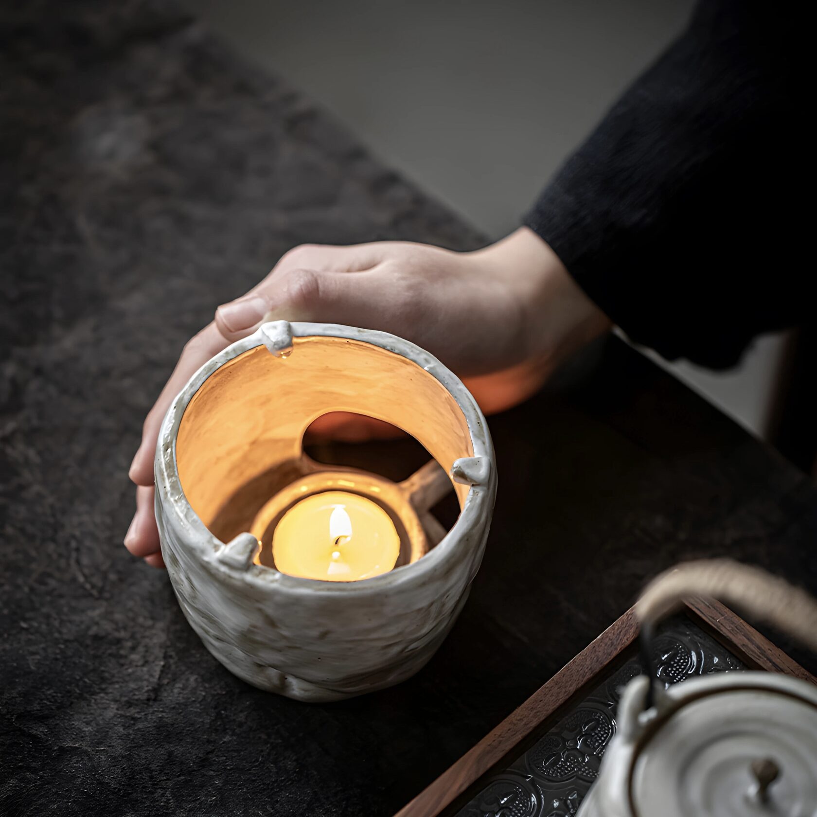 Чайник с подставкой для подогрева WABI SABI 50010, кадр 5 из 11